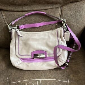 Coach Two-Tone Shoulder Bag